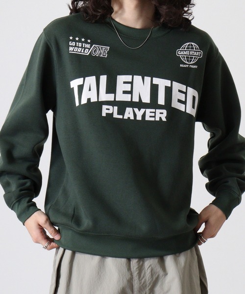 FUNALIVE（ファンアライブ）の「デザインプリント裏起毛トレーナー（スウェット・メンズ・ブラック/ブルー/モカ/ホワイト/ブラック系/スミクロ/グリーン系その他/ホワイト系その他/ブルーパープル/ブラック系1/パープル系その他/ホワイト系その他3/パープル系その他2/ホワイト系その他2/ライトブラウン/ブラック系その他/ホワイト系その他4/ブラック系2/ブラウン系その他/サックスブルー/ホワイト系その他5/ブラック系その他2/スモークピンク/サックスブルー系・M/L/LL）」の19枚目の写真