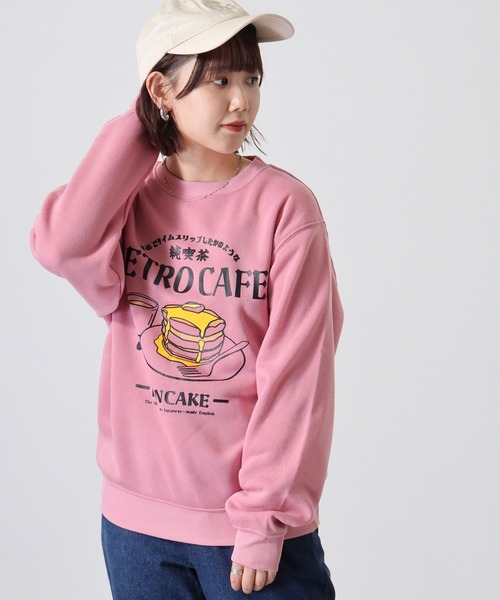 FUNALIVE（ファンアライブ）の「デザインプリント裏起毛トレーナー（スウェット・メンズ・ブラック/ブルー/モカ/ホワイト/ブラック系/スミクロ/グリーン系その他/ホワイト系その他/ブルーパープル/ブラック系1/パープル系その他/ホワイト系その他3/パープル系その他2/ホワイト系その他2/ライトブラウン/ブラック系その他/ホワイト系その他4/ブラック系2/ブラウン系その他/サックスブルー/ホワイト系その他5/ブラック系その他2/スモークピンク/サックスブルー系・M/L/LL）」の2枚目の写真