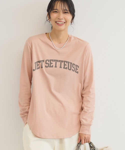 BARNYARDSTORM(バンヤードストーム)の「BARNYARDSTORM / JETロンT(Tシャツ/カットソー・レディース・ホワイト/ピンク・FREE)」の2枚目の写真