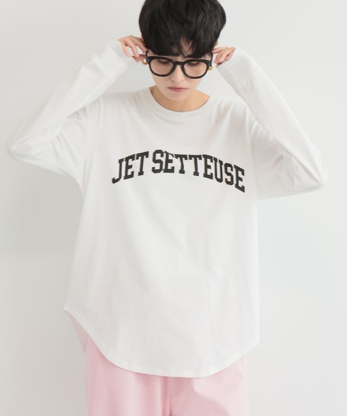 BARNYARDSTORM(バンヤードストーム)の「BARNYARDSTORM / JETロンT(Tシャツ/カットソー・レディース・ホワイト/ピンク・FREE)」の6枚目の写真