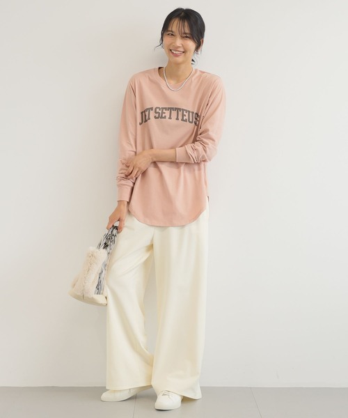 BARNYARDSTORM(バンヤードストーム)の「BARNYARDSTORM / JETロンT(Tシャツ/カットソー・レディース・ホワイト/ピンク・FREE)」の10枚目の写真