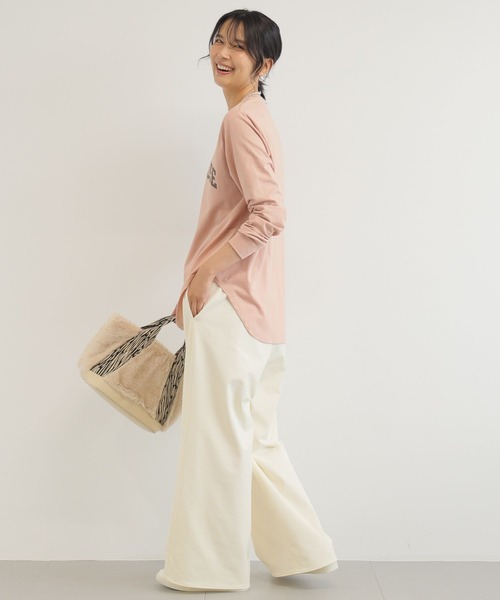 BARNYARDSTORM(バンヤードストーム)の「BARNYARDSTORM / JETロンT(Tシャツ/カットソー・レディース・ホワイト/ピンク・FREE)」の12枚目の写真