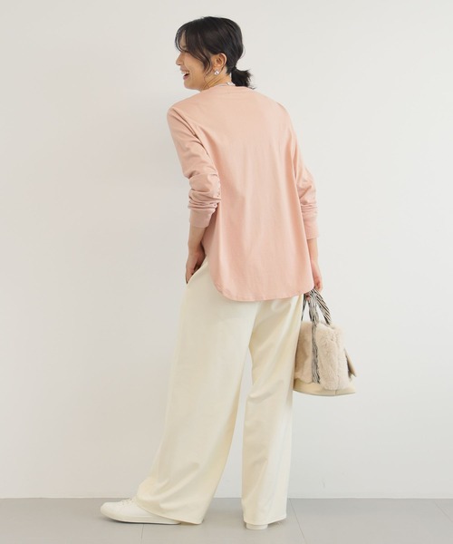 BARNYARDSTORM(バンヤードストーム)の「BARNYARDSTORM / JETロンT(Tシャツ/カットソー・レディース・ホワイト/ピンク・FREE)」の13枚目の写真