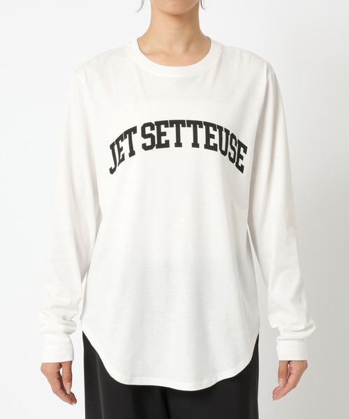 BARNYARDSTORM(バンヤードストーム)の「BARNYARDSTORM / JETロンT(Tシャツ/カットソー・レディース・ホワイト/ピンク・FREE)」の17枚目の写真