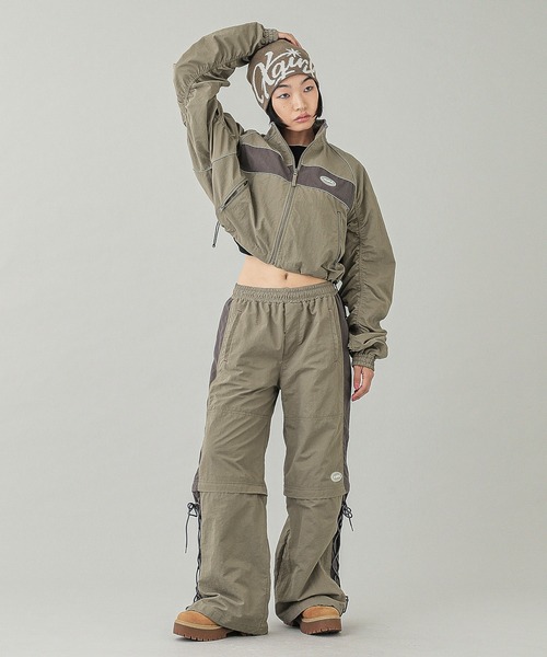 X-girl（エックスガール）の「SIGN LOGO JACQUARD BEANIE（ニットキャップ/ビーニー・レディース・ベージュ/オリーブ/ブラック・ONE SIZE）」の10枚目の写真