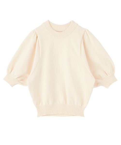 RANAN(ラナン)の「スポンディッシュパフスリーブ半袖ニット(ニット/セーター・レディース・チャコール/ブルー/アイボリー/ブラック・M/L/LL)」の19枚目の写真