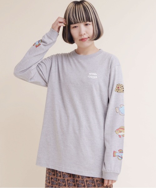 FISH LOVERSプリント ロンT（Tシャツ/カットソー）｜didizizi（ディディジジ）