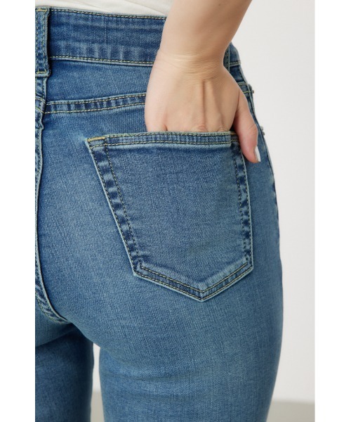 セール】カットオフUSEDスリムフレアデニム（デニムパンツ