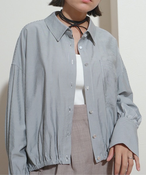 【1枚でコーデが決まる】HERMES ツイストプリーツシャツ T-shirt with leather detail | Hermès Poland