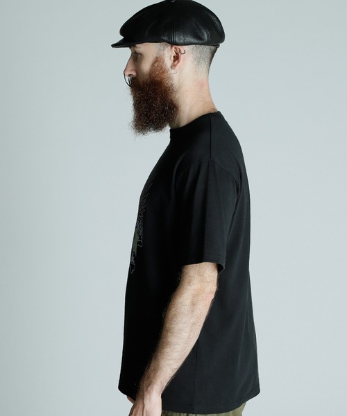Schott（ショット）の「Schott/ショット/T-SHIRT EAGLE/イーグル Tシャツ（Tシャツ/カットソー・メンズ・ホワイト/グレー/ブラック・M/2XL/XL/L）」の7枚目の写真