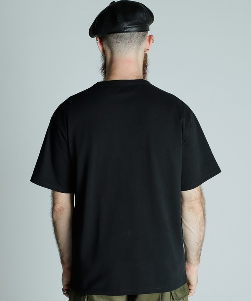 Schott（ショット）の「Schott/ショット/T-SHIRT EAGLE/イーグル Tシャツ（Tシャツ/カットソー・メンズ・ホワイト/グレー/ブラック・M/2XL/XL/L）」の8枚目の写真