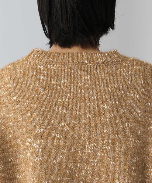 HARE（ハレ）の「メランジネップヤーンニット(HARE)（ニット/セーター・メンズ・イエロー/ブラック/グレー・FREE）」の18枚目の写真