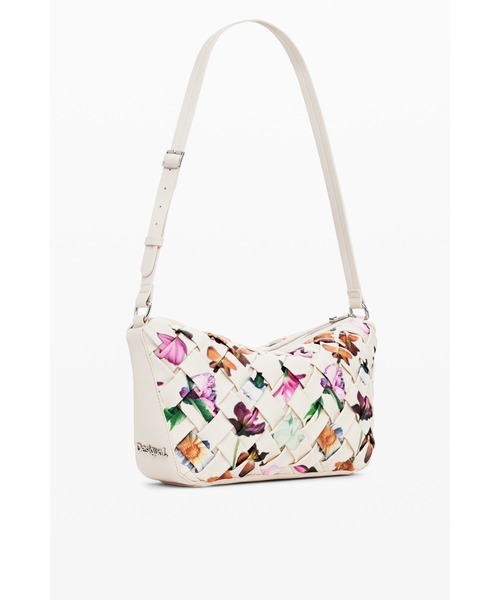 Desigual（デシグアル）の「花柄 ショルダーバッグ ブラック（ハンドバッグ・レディース・ブラック/ホワイト・FREE）」の2枚目の写真