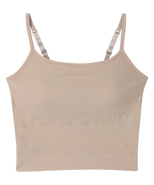 新品タグ付き ブラキャミ 36B 80B ＡＬＬＵＲＥ カップ付きインナー L∞Ping ブラトップ カップ付きキャミソール(ブラキャミソール