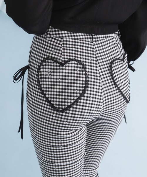 フリルレースロングフレアパンツ（その他パンツ）｜DearMyLoveRose（ディアマイラブローズ）