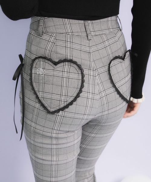 フリルレースロングフレアパンツ（その他パンツ）｜DearMyLoveRose（ディアマイラブローズ）