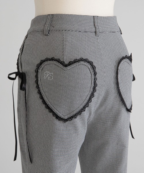 フリルレースロングフレアパンツ（その他パンツ）｜DearMyLoveRose（ディアマイラブローズ）