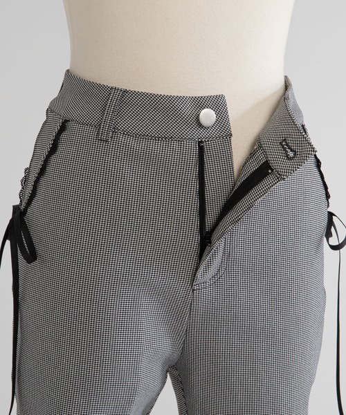 フリルレースロングフレアパンツ（その他パンツ）｜DearMyLoveRose（ディアマイラブローズ）