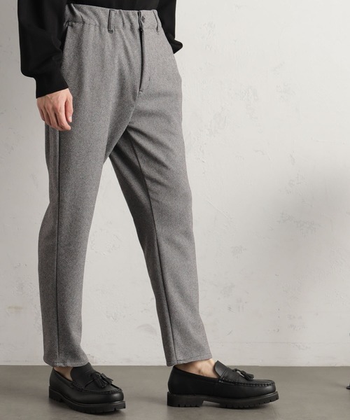 FOUND GOOD（ファウンドグッド）の「ウールライクスラックス（スラックス・メンズ・ベージュ/ブラウン系5/ブラック/グレー系5・XL/L/M/S）」の3枚目の写真