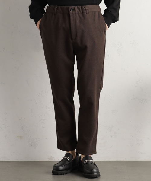 FOUND GOOD（ファウンドグッド）の「ウールライクスラックス（スラックス・メンズ・ベージュ/ブラウン系5/ブラック/グレー系5・XL/L/M/S）」の4枚目の写真