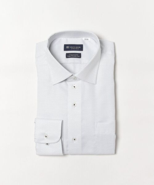 超形態安定ノーアイロン ワイド 長袖ビジネスワイシャツ（ビジネスシャツ）｜TOKYO SHIRTS（トウキョウシャツ）