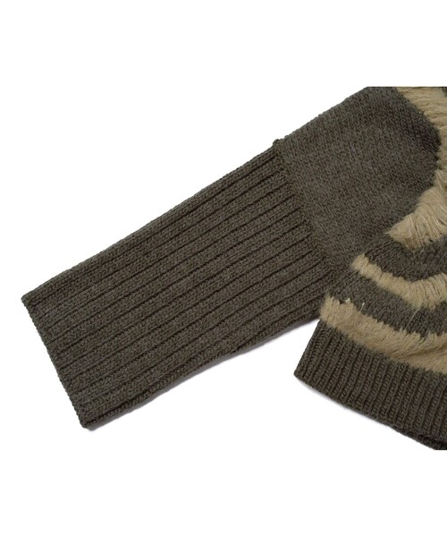 muller モヘアニット muller of yoshiokubo/ミュラーオブヨシオクボ】LATTICE MOHAIR KNIT