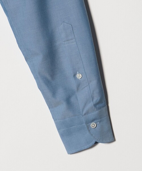 UNITED ARROWS(ユナイテッドアローズ)の「イージーケア AG シャンブレー タブカラー ドレスシャツ -抗菌防臭-(ビジネスシャツ・メンズ・コバルトブルー・40cm/39cm/37cm/42cm/41cm/36cm/38cm)」の5枚目の写真