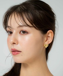 ハートモチーフピアス