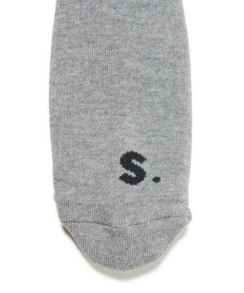 SOPHNET.(ソフネット)の「BINCHOTAN SHORT SOCKS(ソックス/靴下・メンズ・ホワイト/ブラック/グレー・MEDIUM/LARGE)」の7枚目の写真