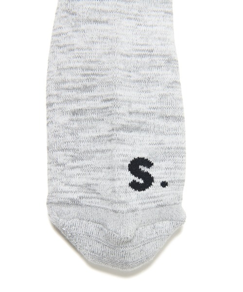 SOPHNET.(ソフネット)の「BINCHOTAN SHORT SOCKS(ソックス/靴下・メンズ・ホワイト/ブラック/グレー・MEDIUM/LARGE)」の9枚目の写真