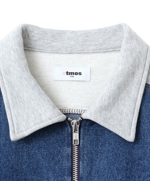 atmos pink（アトモスピンク）の「atmos pink Denim Docking Jacket / アトモス ピンク デニム ドッキング ジャケット（その他アウター・レディース・ブルー/ピンク・FREE）」の8枚目の写真