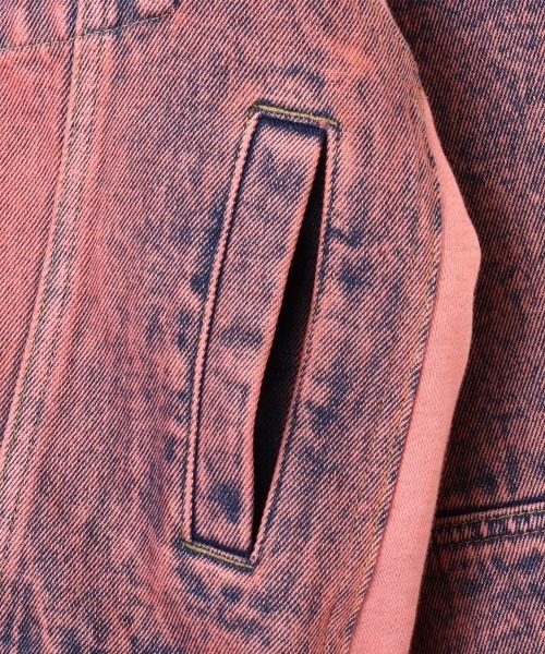 atmos pink（アトモスピンク）の「atmos pink Denim Docking Jacket / アトモス ピンク デニム ドッキング ジャケット（その他アウター・レディース・ブルー/ピンク・FREE）」の19枚目の写真