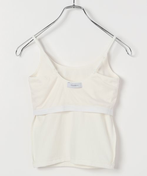 PAGEBOY（ページボーイ）の「【選べる着丈】カップツキFITキャミ（キャミソール・レディース・ブラック/オフホワイト/オレンジ/ブルー系その他/ピンク系その他/ローズ/オレンジ系その他3/ダークブルー/グリーン系その他5/レッド系その他4/ダークブラウン/マスタード/ホワイト系その他/モーブ系/グレー・SMALL/FREE）」の19枚目の写真