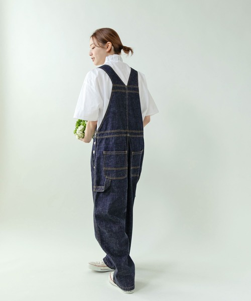 PAR ICI（パーリッシィ）の「グランジウォッシュ ギャザーフリルブラウス（シャツ/ブラウス・レディース・ホワイト/チャコールグレー/アイボリー/ブルー系その他・FREE）」の10枚目の写真