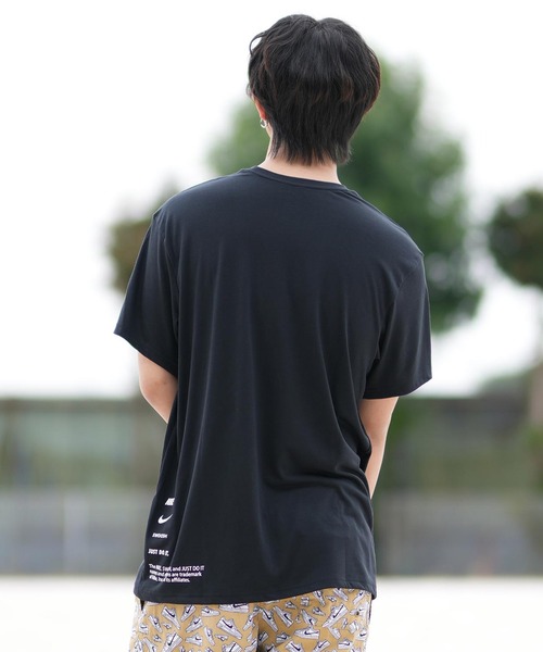 NIKE(ナイキ)の「NIKE/ナイキ コットンライクスニーカーボックスS/Sガード 半袖Tシャツ 水陸両用/ユーティリティー/水着 UVケアラッシュガード NESSF523(ラッシュガード・メンズ・ブラック/サックスブルー/ホワイト/ベージュ・S/M/L/XL/2XL)」の13枚目の写真