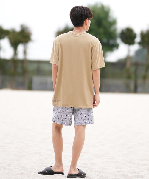 NIKE(ナイキ)の「NIKE/ナイキ コットンライクスニーカーボックスS/Sガード 半袖Tシャツ 水陸両用/ユーティリティー/水着 UVケアラッシュガード NESSF523(ラッシュガード・メンズ・ブラック/サックスブルー/ホワイト/ベージュ・S/M/L/XL/2XL)」の21枚目の写真