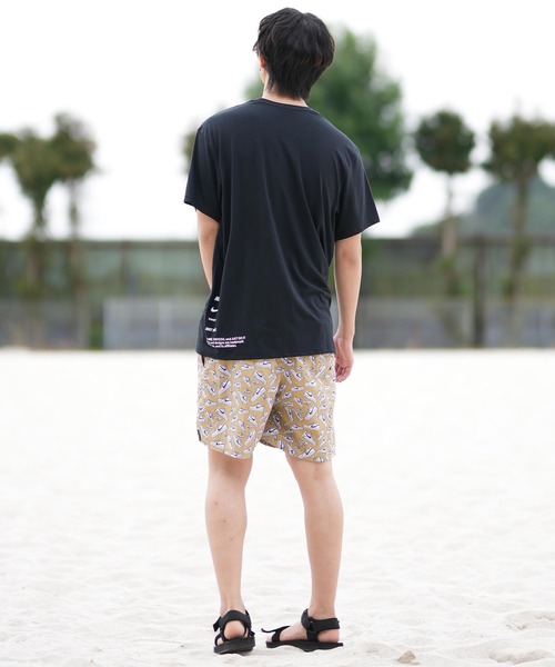 NIKE(ナイキ)の「NIKE/ナイキ コットンライクスニーカーボックスS/Sガード 半袖Tシャツ 水陸両用/ユーティリティー/水着 UVケアラッシュガード NESSF523(ラッシュガード・メンズ・ブラック/サックスブルー/ホワイト/ベージュ・S/M/L/XL/2XL)」の15枚目の写真