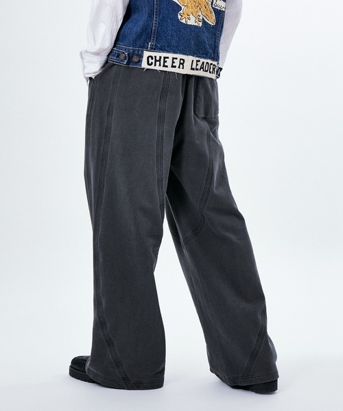 M TO R（ムウトアール）の「STITCH SWEAT WIDE PANTS（その他パンツ・レディース・スミクロ/ベージュ系その他・42/40/38）」の10枚目の写真