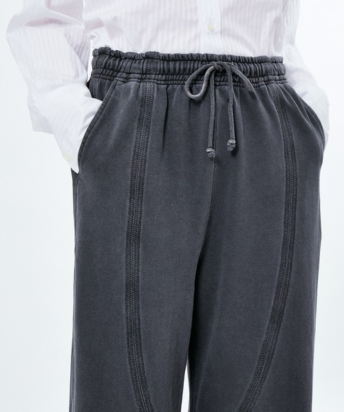 M TO R（ムウトアール）の「STITCH SWEAT WIDE PANTS（その他パンツ・レディース・スミクロ/ベージュ系その他・42/40/38）」の11枚目の写真
