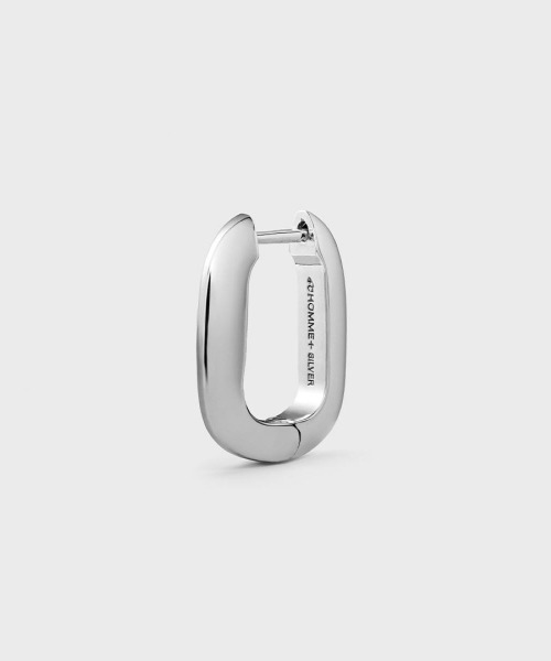 シルバー フープピアス 片耳用 シルバー フープ ピアス/片耳用（ピアス（片耳用））｜4℃ HOMME+