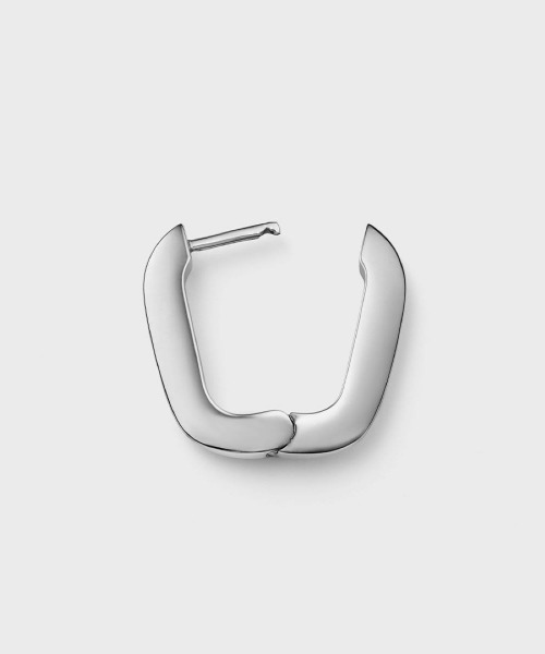 4℃ HOMME+(ヨンドシーオムプラス)の「シルバー フープ ピアス/片耳用(ピアス(片耳用)・メンズ・シルバー・FREE)」の2枚目の写真
