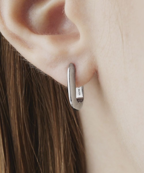 シルバー フープ ピアス/片耳用(ピアス(片耳用))|4℃ HOMME+ シルバー フープ ピアス/片耳用(ピアス(片耳用))|4℃ HOMME+