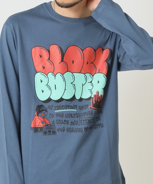 ARCADE(アーケード)の「ストリート プリントTシャツ クルーネック長袖Tシャツ abtech(Tシャツ/カットソー・メンズ・ホワイト系1/ホワイト系2/ホワイト系3/ブラック系1/ブラック系2/ブラック系3/ブルー系1/ブルー系2/ピンク系3・LL/M/L)」の8枚目の写真