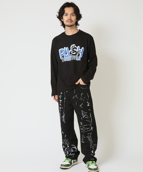 ARCADE(アーケード)の「ストリート プリントTシャツ クルーネック長袖Tシャツ abtech(Tシャツ/カットソー・メンズ・ホワイト系1/ホワイト系2/ホワイト系3/ブラック系1/ブラック系2/ブラック系3/ブルー系1/ブルー系2/ピンク系3・LL/M/L)」の12枚目の写真