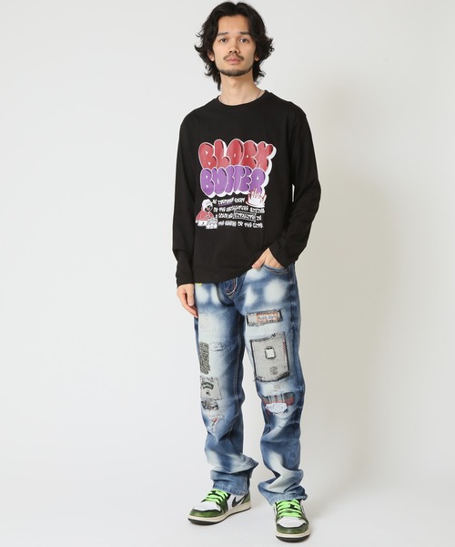 ARCADE(アーケード)の「ストリート プリントTシャツ クルーネック長袖Tシャツ abtech(Tシャツ/カットソー・メンズ・ホワイト系1/ホワイト系2/ホワイト系3/ブラック系1/ブラック系2/ブラック系3/ブルー系1/ブルー系2/ピンク系3・LL/M/L)」の17枚目の写真