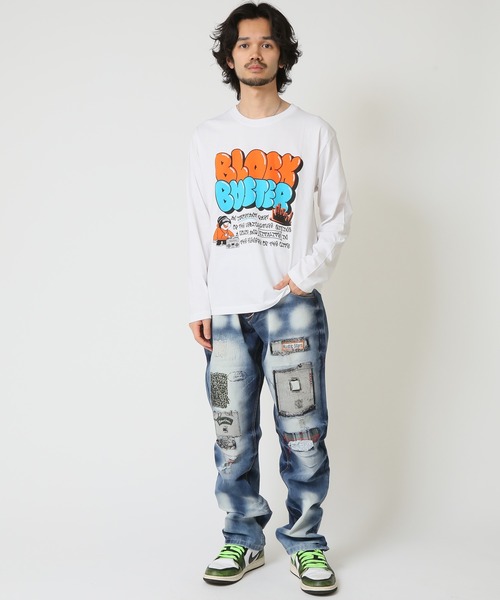 ARCADE(アーケード)の「ストリート プリントTシャツ クルーネック長袖Tシャツ abtech(Tシャツ/カットソー・メンズ・ホワイト系1/ホワイト系2/ホワイト系3/ブラック系1/ブラック系2/ブラック系3/ブルー系1/ブルー系2/ピンク系3・LL/M/L)」の18枚目の写真