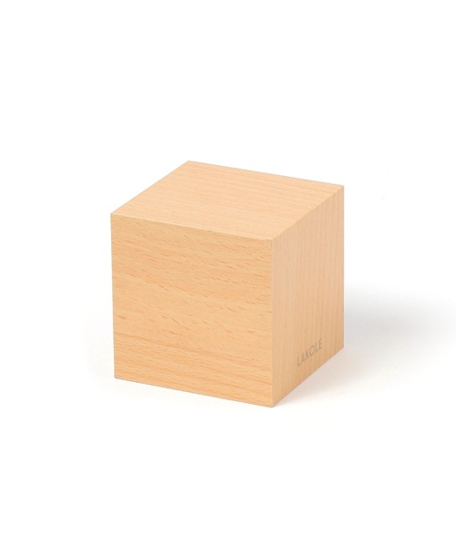 三ッ鉢 デジタルクロックWOOD[スクエア] / 289906（置時計）｜LAKOLE