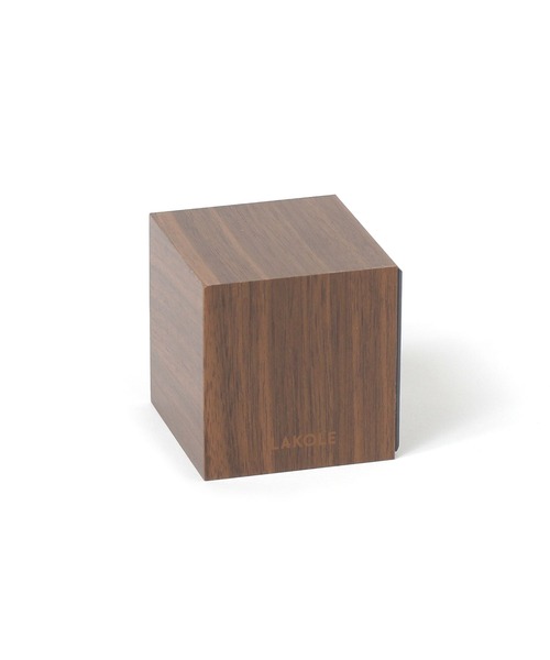 LAKOLE（ラコレ）の「デジタルクロックWOOD[スクエア] / 289906（置時計・レディース・ナチュラル/ブラウン・FREE）」の6枚目の写真