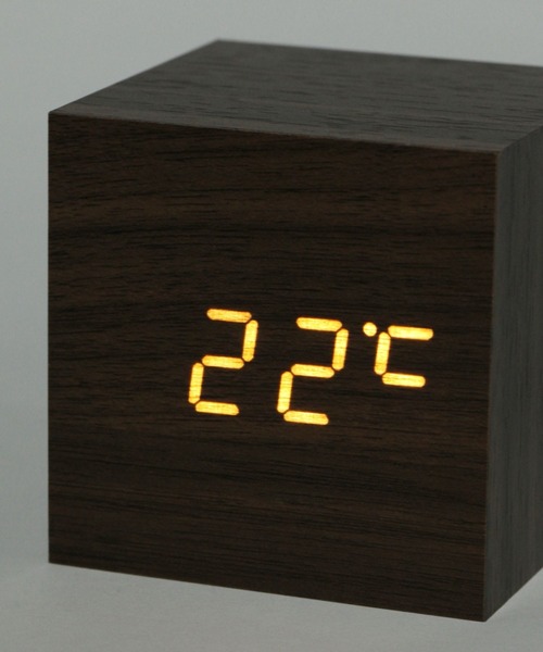 LAKOLE（ラコレ）の「デジタルクロックWOOD[スクエア] / 289906（置時計・レディース・ナチュラル/ブラウン・FREE）」の14枚目の写真