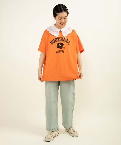 セール】☆アメリカンドライ天竺 フットボールTシャツ（Tシャツ